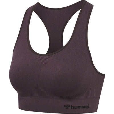 Hummel TIF Seamless Sports Top – Fudge - Musclehouse.dk