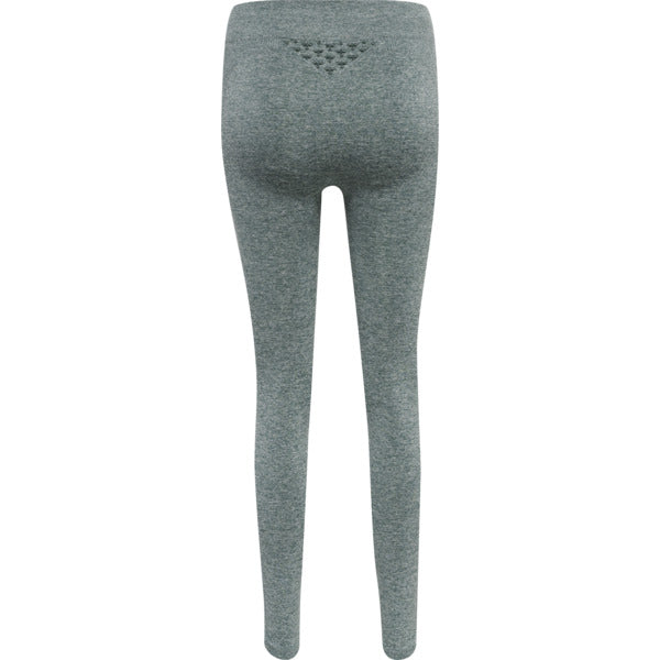 Hummel CI Seamless Mid Waist Tights – Darkest Spruce Melange