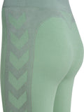 Hummel CLEA Seamless Mid Waist Tights – Chinois Geen/Silt Green Mel