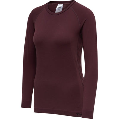 Hummel CLEA Seamless T-shirt L/S – Fudge