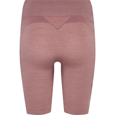 Hummel CLEA Seamless Cycling Shorts – Woodrose/Rose Taupe Melange