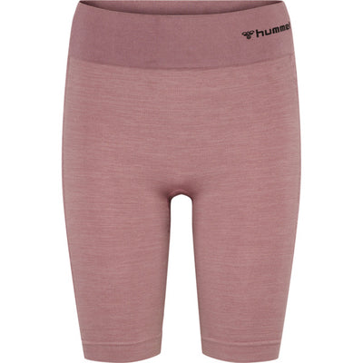 Hummel CLEA Seamless Cycling Shorts – Woodrose/Rose Taupe Melange