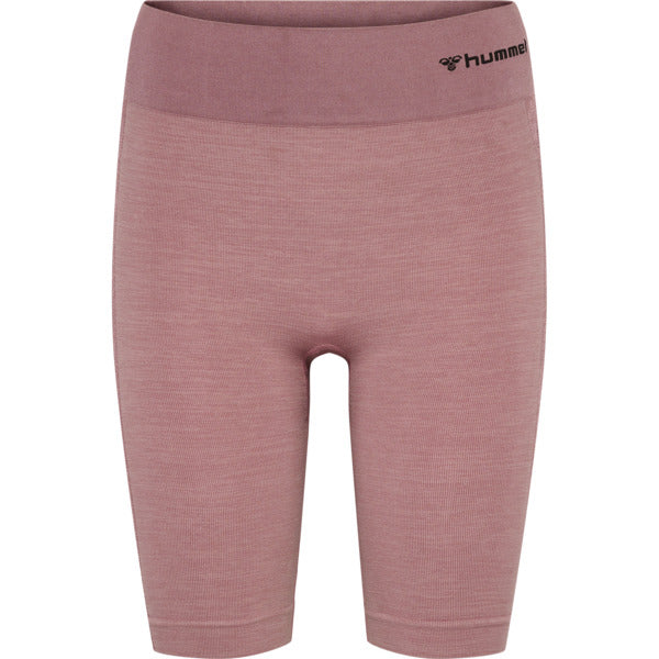 Hummel CLEA Seamless Cycling Shorts – Woodrose/Rose Taupe Melange