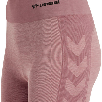 Hummel CLEA Seamless Cycling Shorts – Woodrose/Rose Taupe Melange