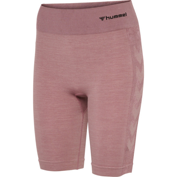 Hummel CLEA Seamless Cycling Shorts – Woodrose/Rose Taupe Melange