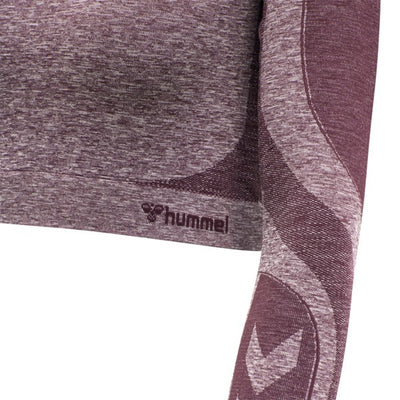 Hummel KADY Seamless T-shirt L/S - Fudge Melange