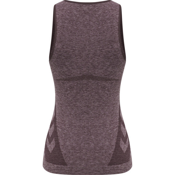 Hummel COCO Seamless Top - Fudge Woodrose Melange
