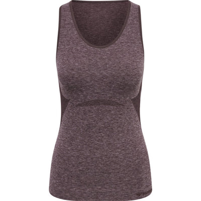 Hummel COCO Seamless Top - Fudge Woodrose Melange