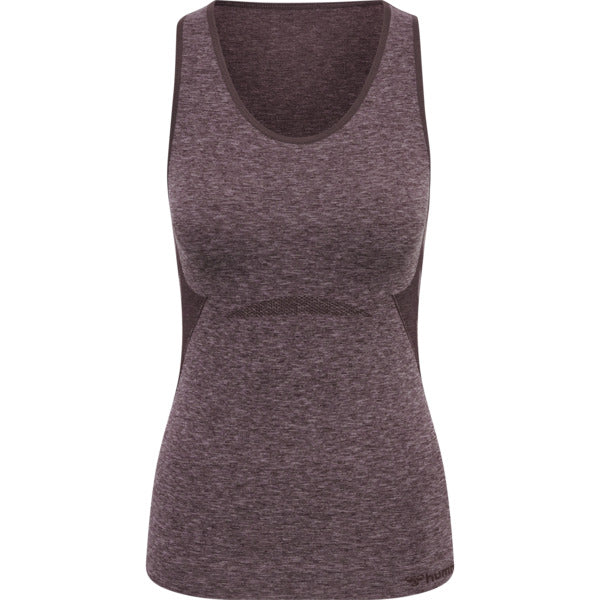 Hummel COCO Seamless Top - Fudge Woodrose Melange