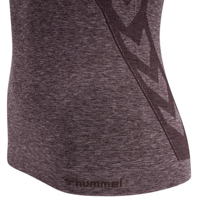 Hummel COCO Seamless Top - Fudge Woodrose Melange