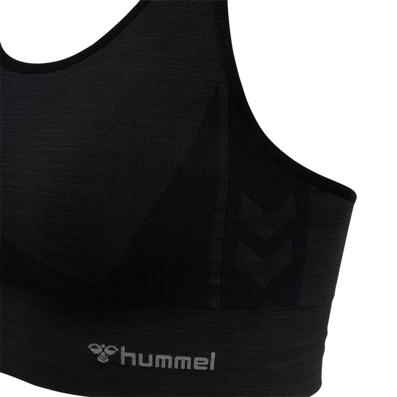 Hummel CLEA Seamless Sports Top – Black Melange