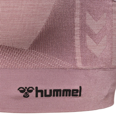 Hummel CLEA Seamless Sports Top – Woodrose/Rose Taupe Melange