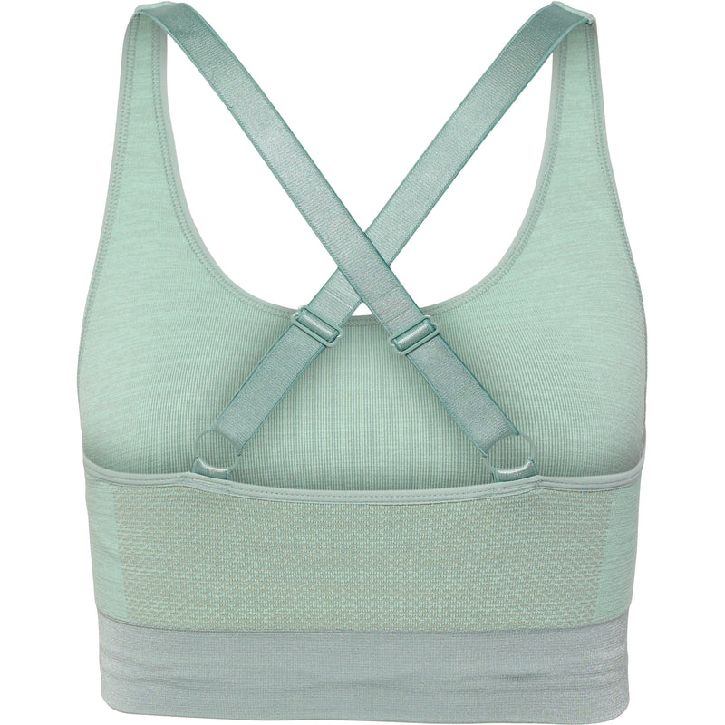 Hummel CLEA Seamless Sports Top – Chinois Green/Slit Green Mel