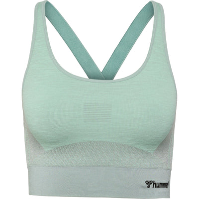 Hummel CLEA Seamless Sports Top – Chinois Green/Slit Green Mel