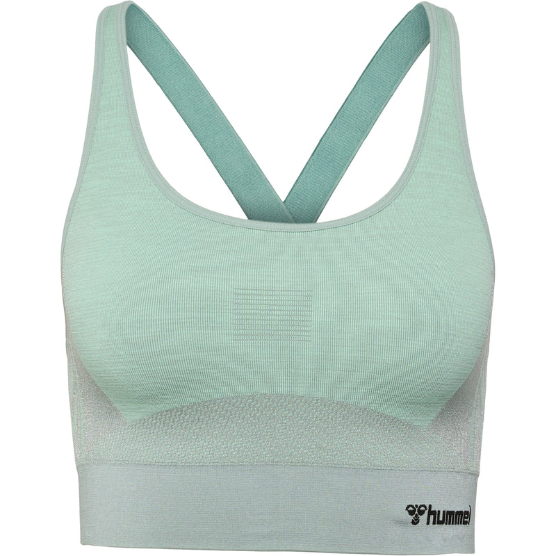Hummel CLEA Seamless Sports Top – Chinois Green/Slit Green Mel