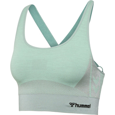 Hummel CLEA Seamless Sports Top – Chinois Green/Slit Green Mel