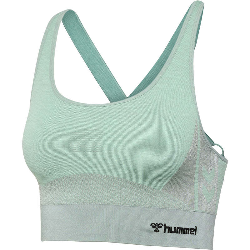Hummel CLEA Seamless Sports Top – Chinois Green/Slit Green Mel