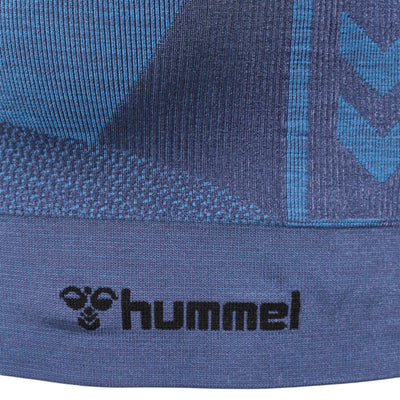 Hummel CLEA Seamless Sports Top – Riviera/Insignia Blue Melange