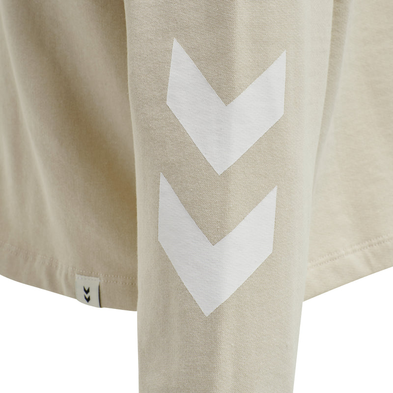 Hummel Legacy Cropped Hoodie - Pumice Stone