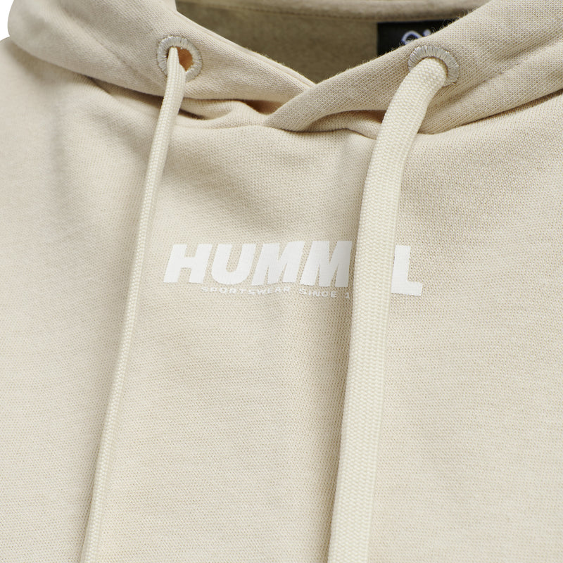 Hummel Legacy Cropped Hoodie - Pumice Stone