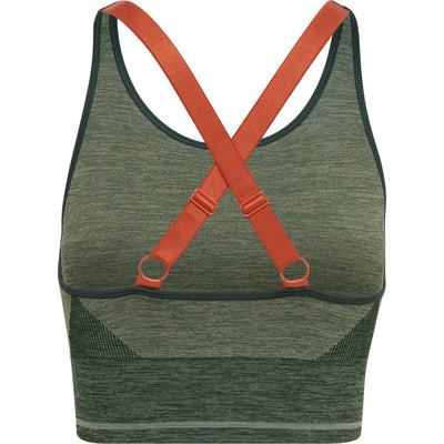 Hummel SKY Seamless Sports Top – Darkest Spruce/Basil Melange