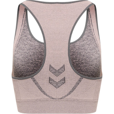 Hummel KARINA Seamless Sports Top – Quiet Shade/Woodrose Melange