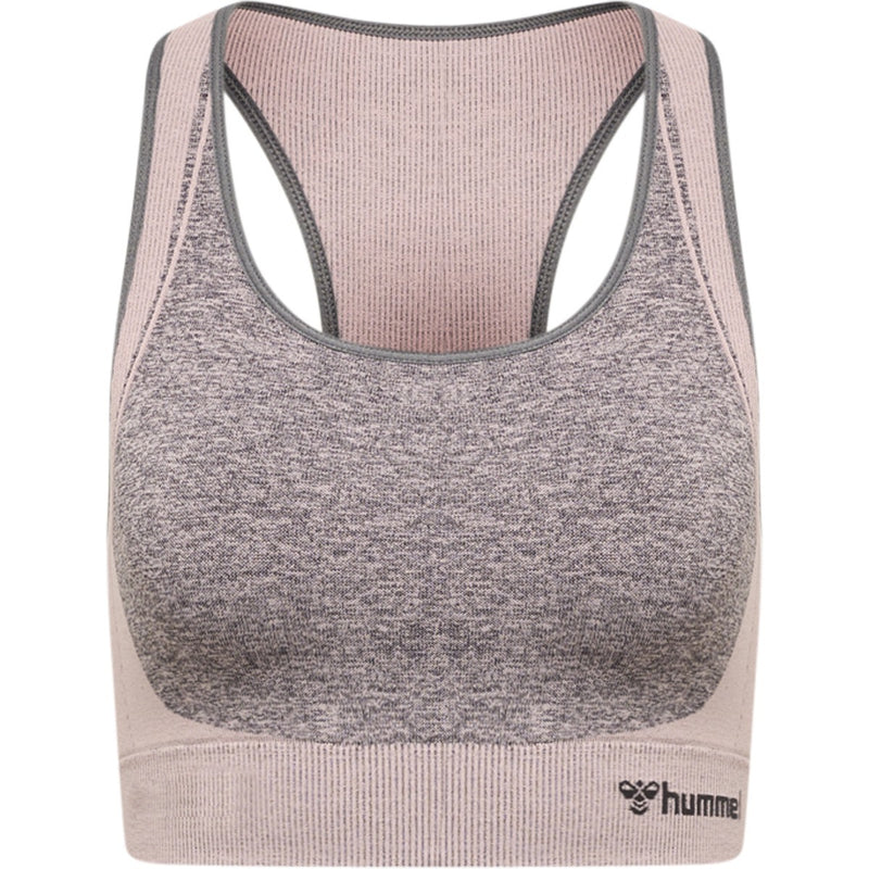 Hummel KARINA Seamless Sports Top – Quiet Shade/Woodrose Melange