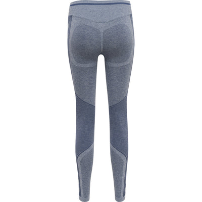 Hummel LULU Seamless Scrunch Tights - Insignia Blue Melange