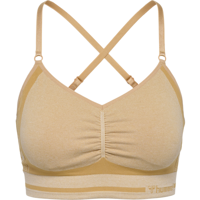 Hummel LULU Seamless Scrunch Bra - Curds & Whey Melange