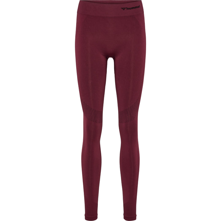 Hummel Shaping Seamless Mid Waist Tights - Zinfandel