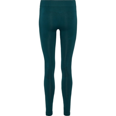 Hummel Shaping Seamless Mid Waist Tights - Deep Teal