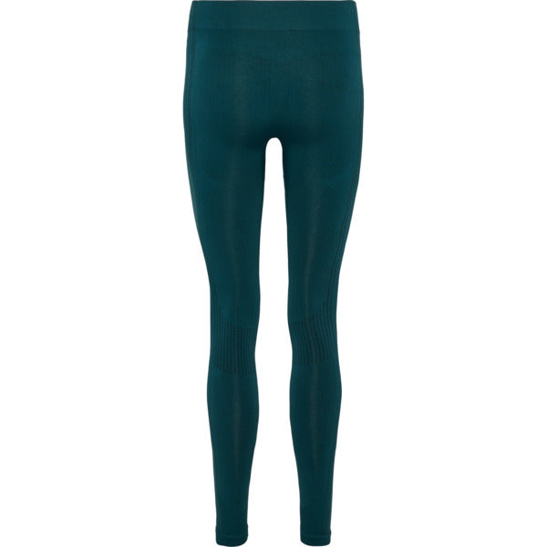 Hummel Shaping Seamless Mid Waist Tights - Deep Teal