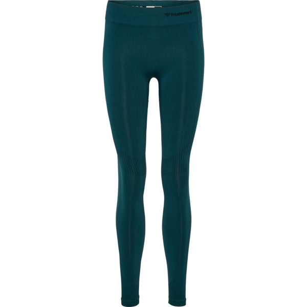 Hummel Shaping Seamless Mid Waist Tights - Deep Teal