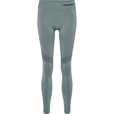 Hummel Shaping Seamless Mid Waist Tights - Chinois Green