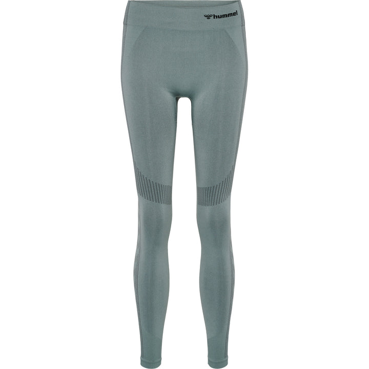 Hummel Shaping Seamless Mid Waist Tights - Chinois Green