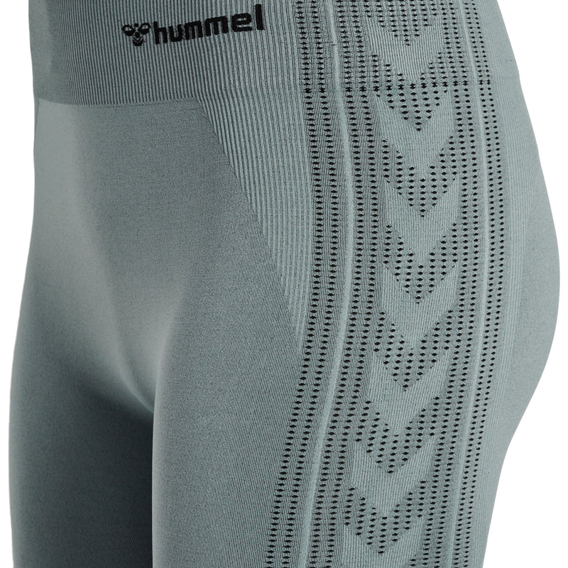 Hummel Shaping Seamless Mid Waist Tights - Chinois Green