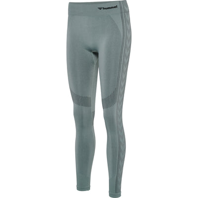 Hummel Shaping Seamless Mid Waist Tights - Chinois Green