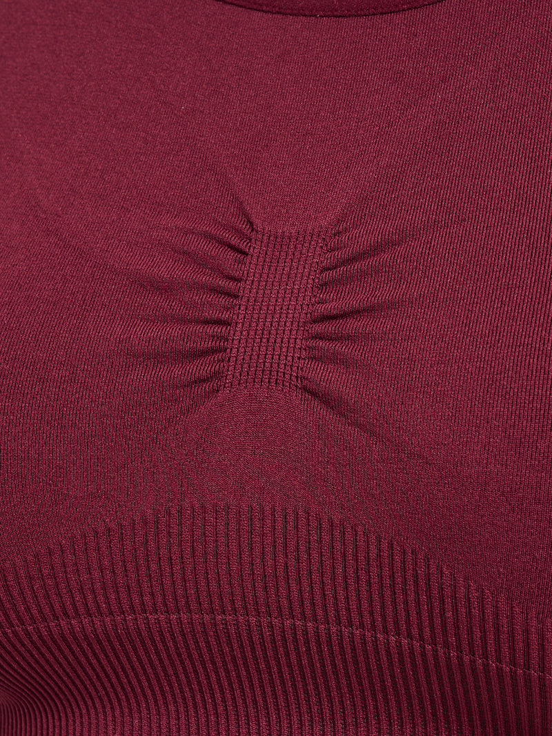 Hummel Shaping Seamless Sports Top - Zinfandel