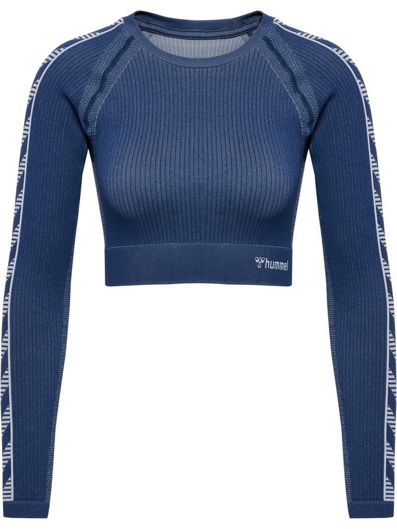 Hummel Blaze Seamless T-shirt L/S – Insignia Blue