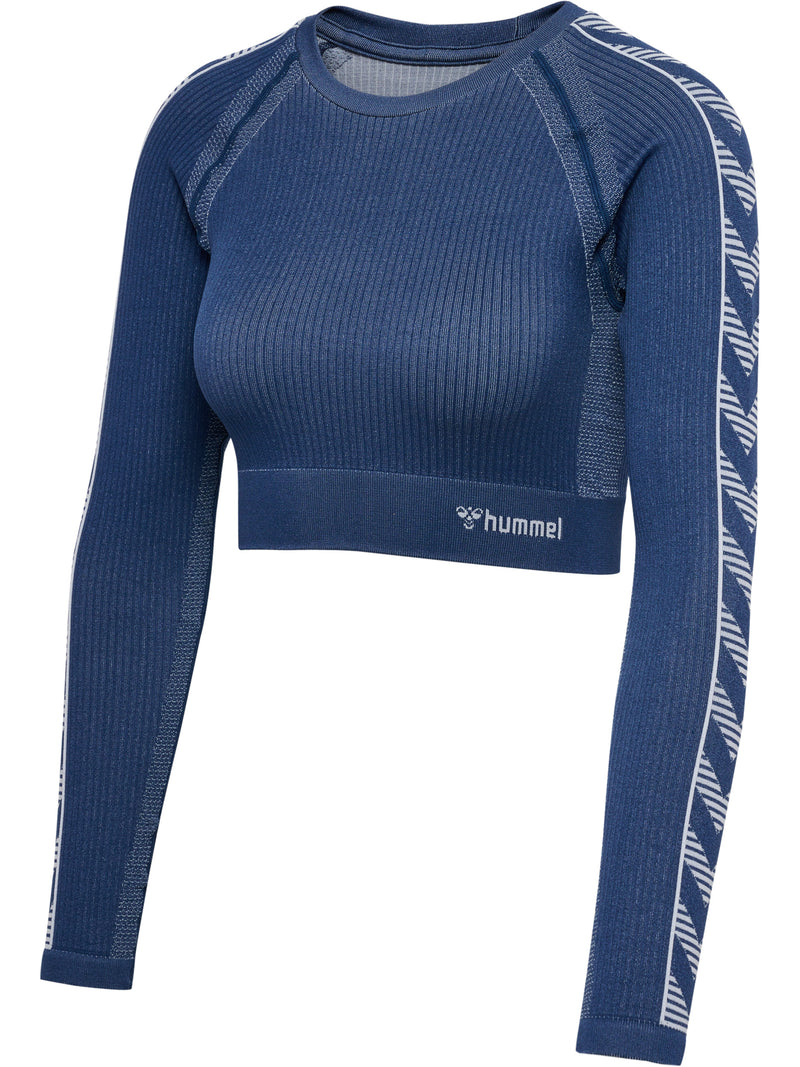 Hummel Blaze Seamless T-shirt L/S – Insignia Blue