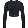 Hummel MT PI Seamless Crop T-Shirt L/S - Black