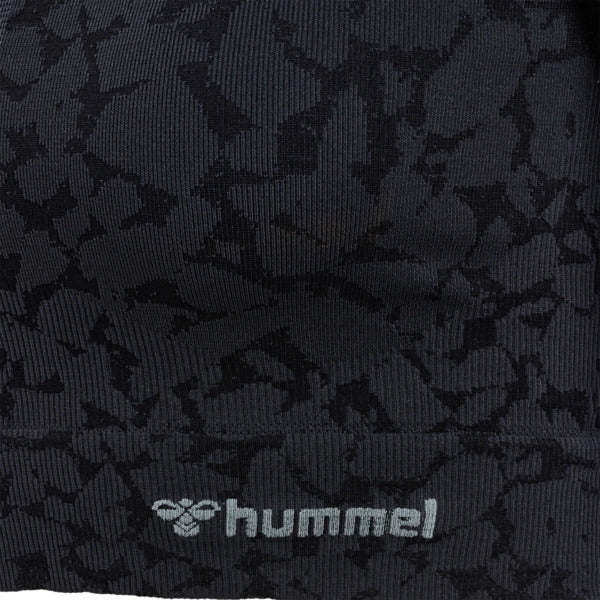 Hummel MT PI Seamless Crop T-Shirt L/S - Black
