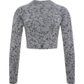 Hummel MT PI Seamless Crop T-Shirt L/S - Sharkskin