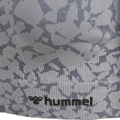 Hummel MT PI Seamless Crop T-Shirt L/S - Sharkskin