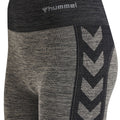 Hummel CLEA Seamless Mid Waist Tights – Chateau Gray/Black Melange