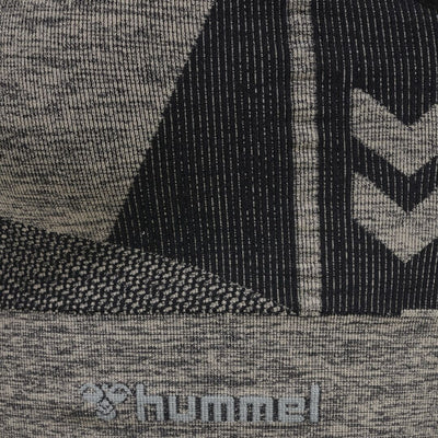 Hummel CLEA Seamless Sports Top – Chateau Gray/Black Melange