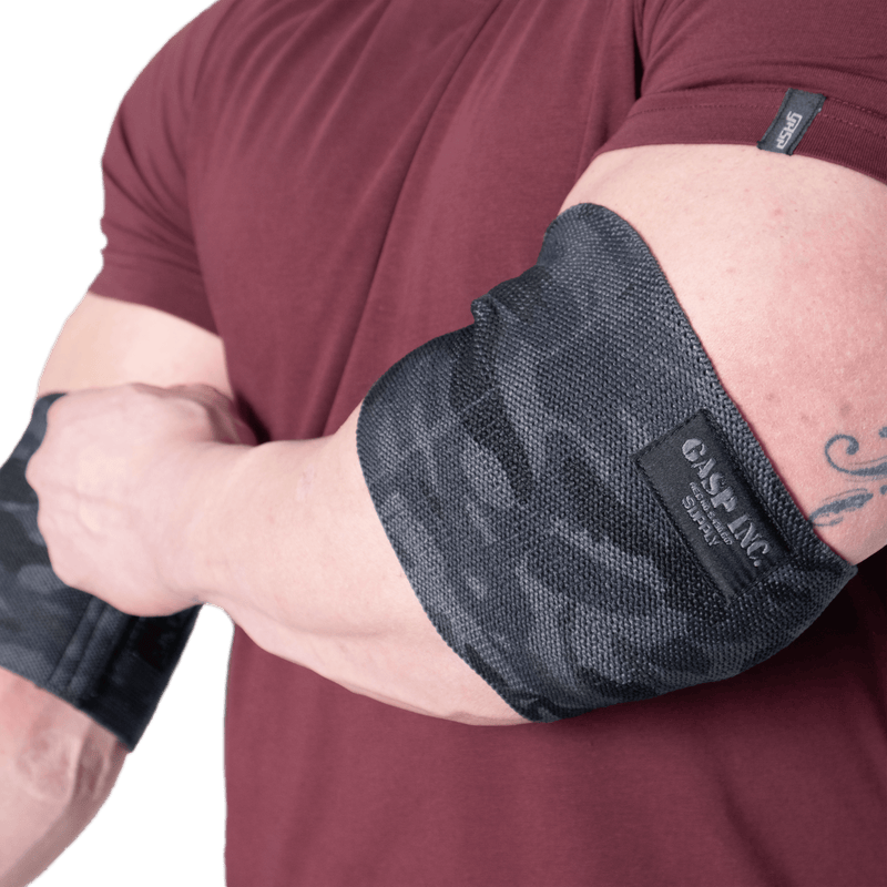 Gasp Heavy Duty Elbow Sleeves 14" - Dark Camo