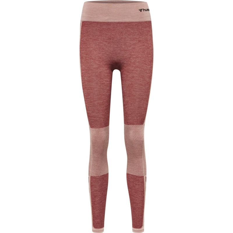 Hummel CLEA Seamless Mid Waist Tights – Withered Rose/Rose Tan Melange