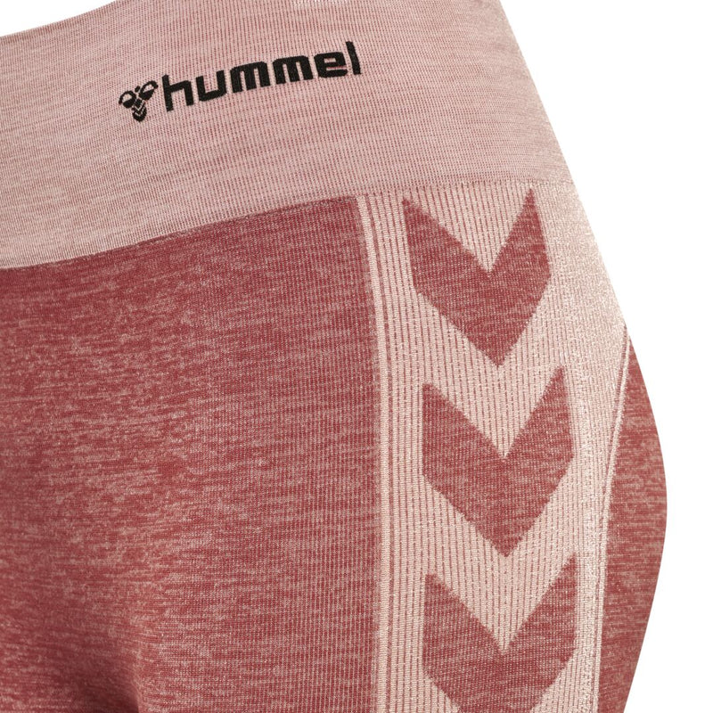 Hummel CLEA Seamless Mid Waist Tights – Withered Rose/Rose Tan Melange