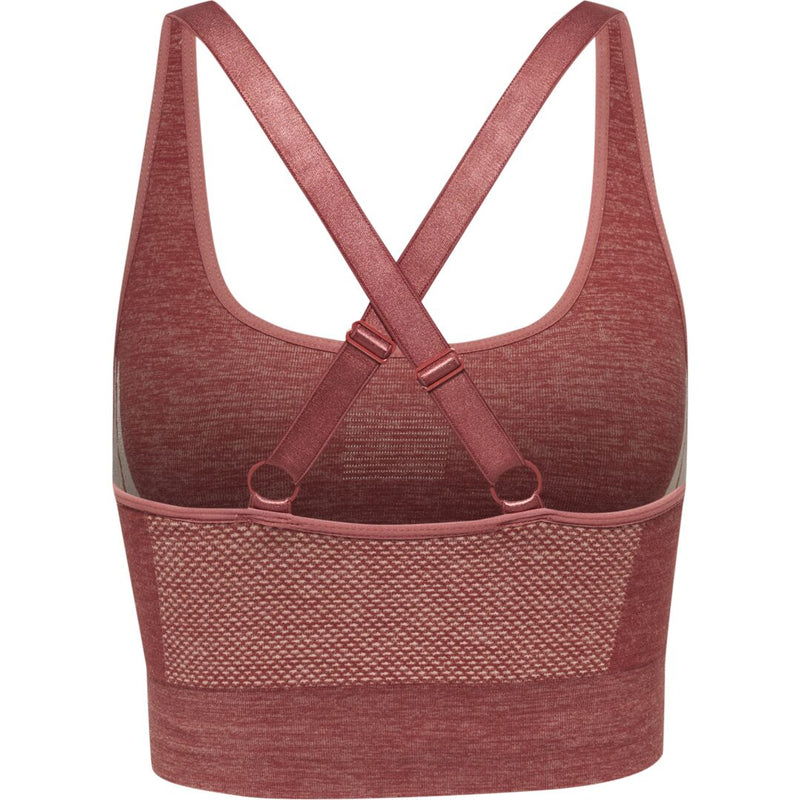 Hummel CLEA Seamless Sports Top – Withered Rose/Rose Tan Melange